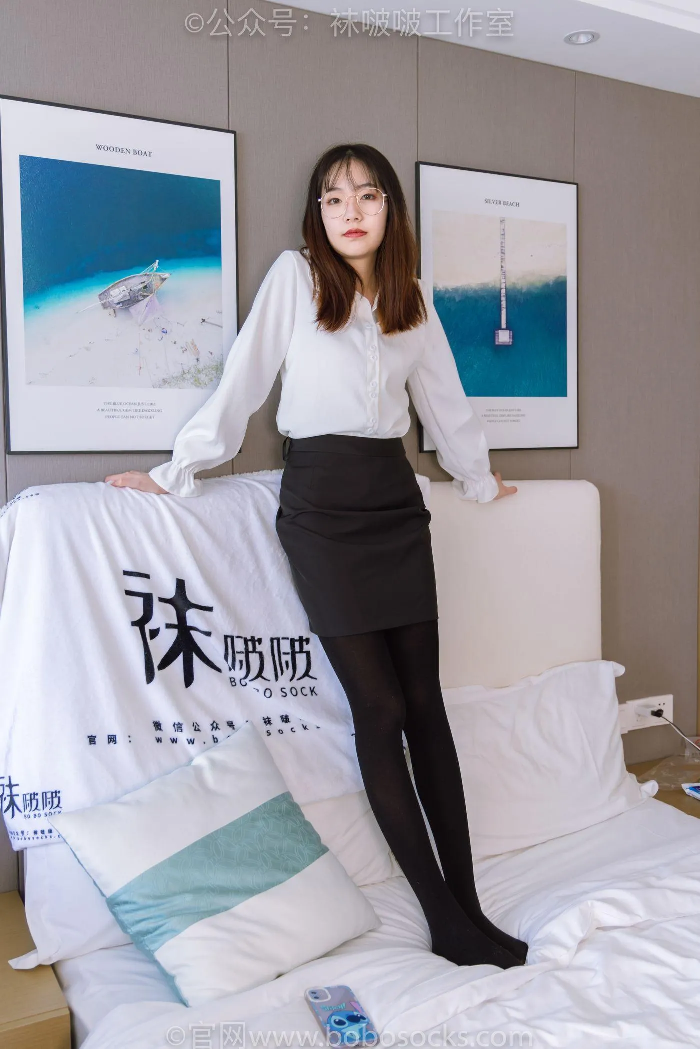 [BoBoSocks袜啵啵]NO.090 小甜豆-高跟鞋、厚黑丝 [140P]插图1